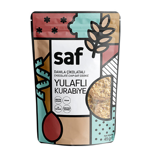 SAF Damla Çikolatalı Yulaflı Kurabiye 45g
