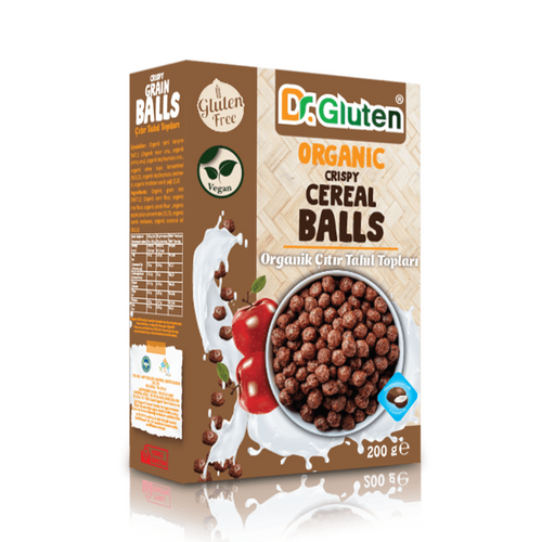 DR.GLUTEN Glutensiz Organik Çıtır Tahıl Topları 200g