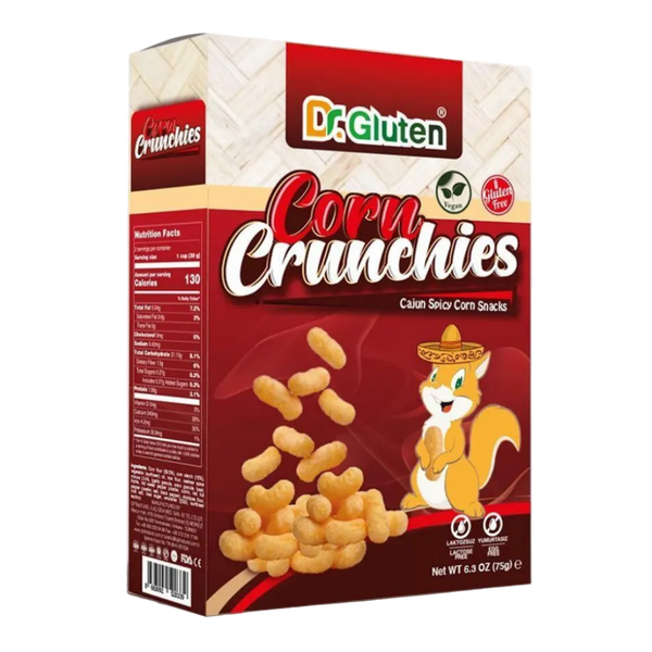 DR.GLUTEN Glutensiz Kajun Baharatlı Mısır Gevreği 75g