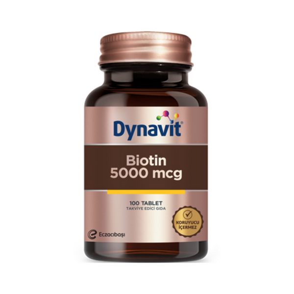 DYNAVİT Biotin 5000 Mcg 100 Tablet