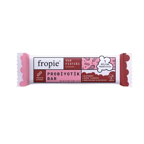 FROPİE Yer Fıstığı & Kakao Probiyotik Bar 35 gr