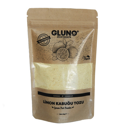 GLUNO Glutensiz Limon Kabuğu Tozu 80g