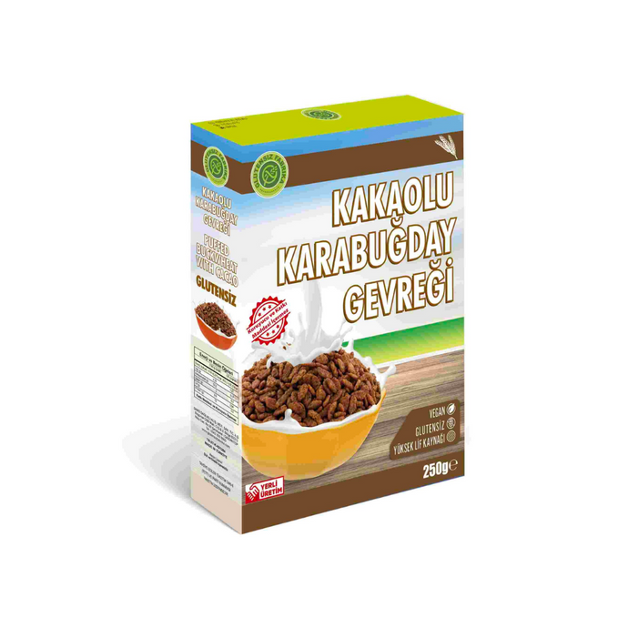 GLUTENSİZ FABRİKA Kakaolu Karabuğday Gevreği 250G