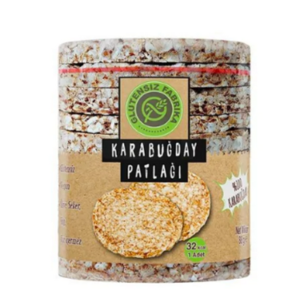 GLUTENSİZ FABRİKA Karabuğday Patlağı Sade - 88g
