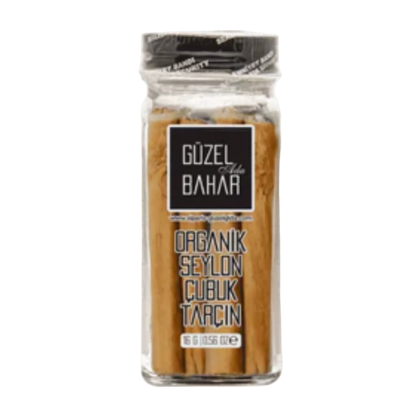 GÜZEL GIDA Organik Seylon Çubuk Tarçın 16g