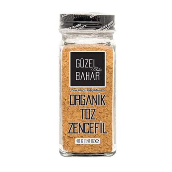 GÜZEL GIDA Organik Toz Zencefil 40g