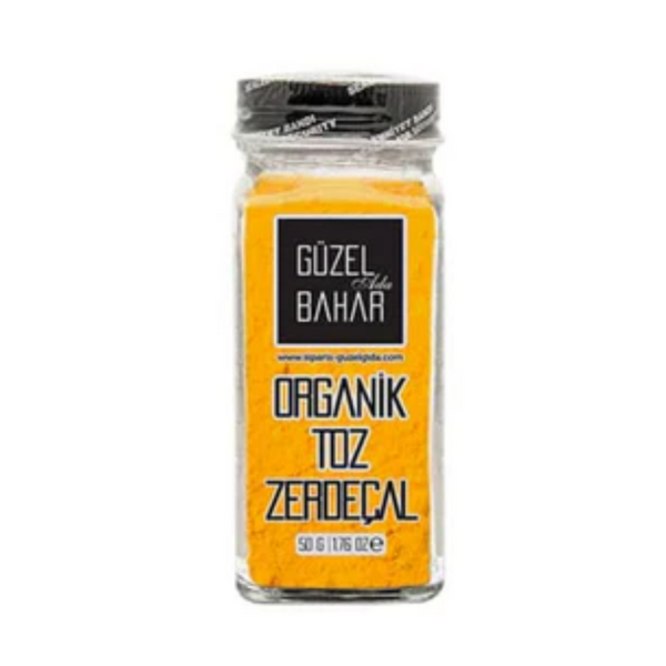 GÜZEL GIDA Organik Toz Zerdeçal 50g
