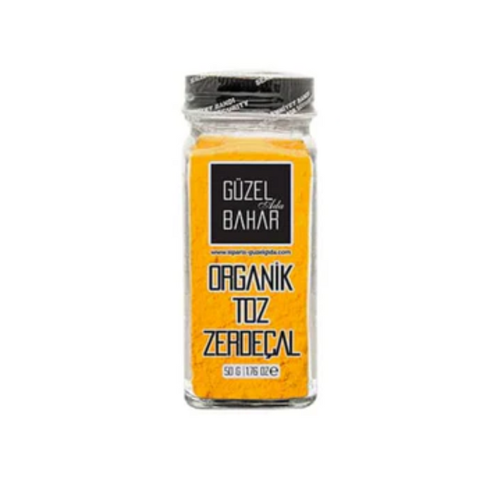 GÜZEL GIDA Organik Toz Zerdeçal 50g
