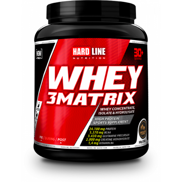 HARDLINE Whey 3Matrix Çikolata 908g