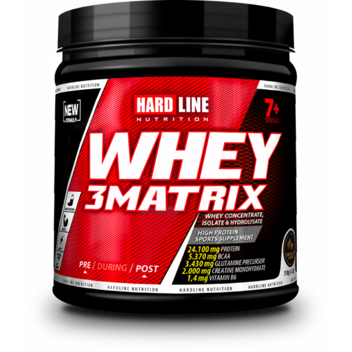 HARDLİNE Whey 3 Matrix Çikolata 210g