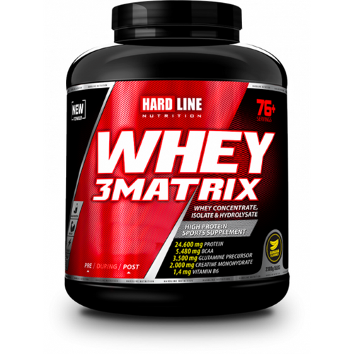 HARDLİNE Whey 3Matrix Muz 2300g