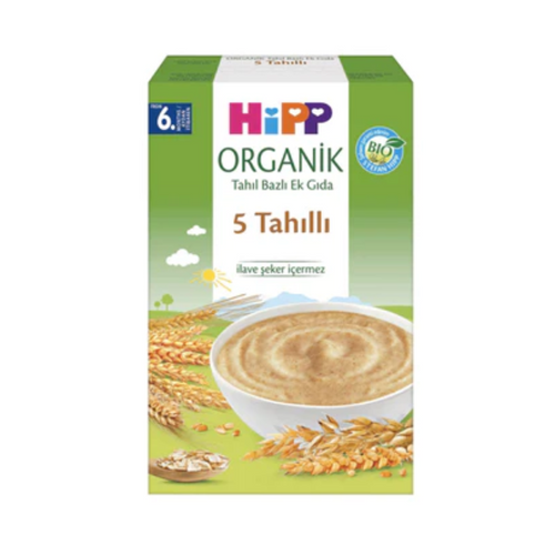 HİPP Organik Tahıl Bazlı Ek Gıda 5 Tahıllı 200g