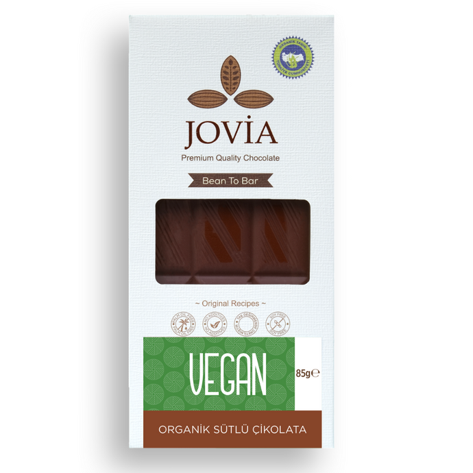JOVİA Organik Çikolata - Vegan Sütlü
