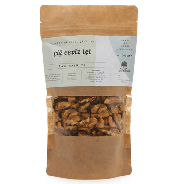 KAPTAN'IN CEVİZ ÇİFTLİĞİ Yerli Çiğ Ceviz İçi 200g