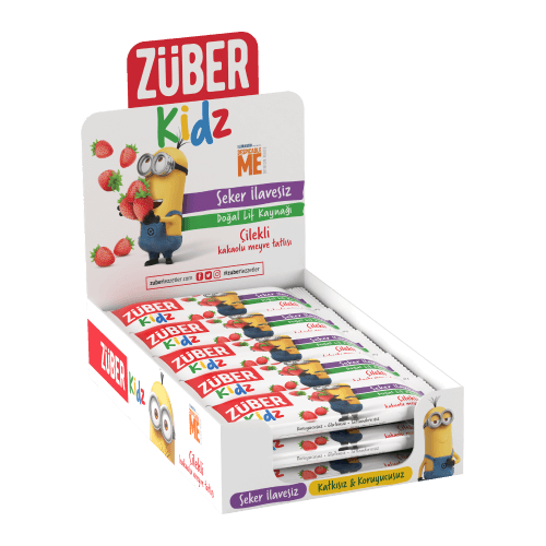 ZÜBER Kidz Çilekli Meyve Bar (16 Adet)