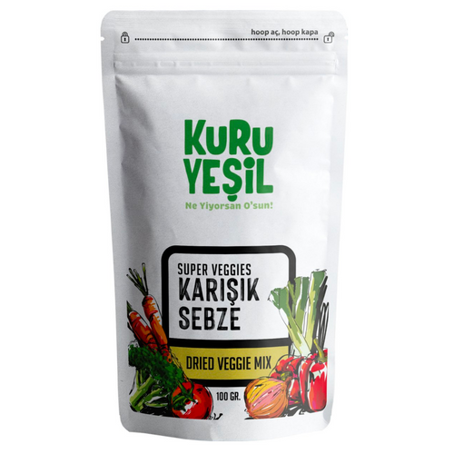 KURU YEŞİL Sebze Karışımı 100gr