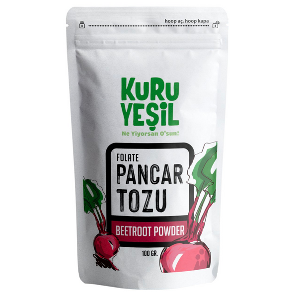 KURU YEŞİL Pancar Tozu 100g