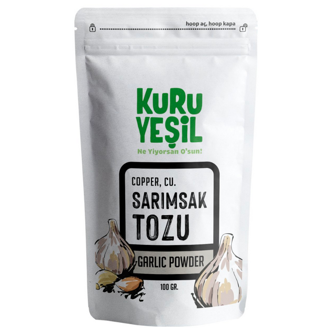 KURU YEŞİL Sarımsak Tozu 100gr