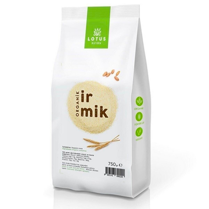 LOTUS NATURA Organik İrmik 750g