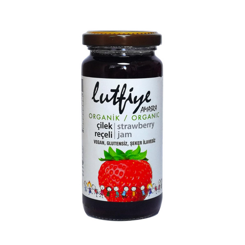LÜTFİYE Organik Çilek Reçeli 280g