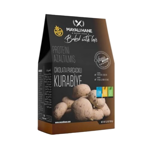 MAYALI HANE Düşük Proteinli Çikolata Parçacıklı Kurabiye 150g