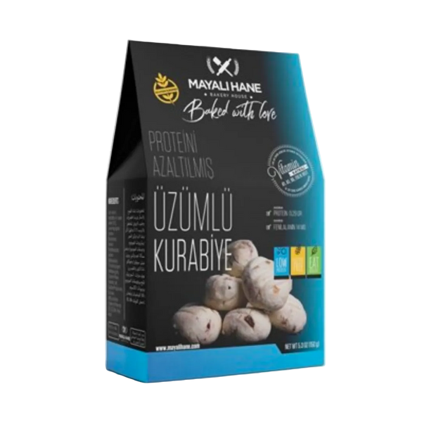 MAYALI HANE Düşük Proteinli Üzümlü Kurabiye 150g