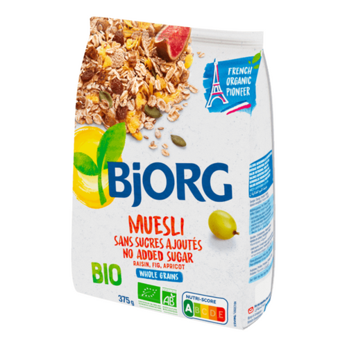 BJORG Muesli - Şeker ilavesiz Organik Müsli 375g