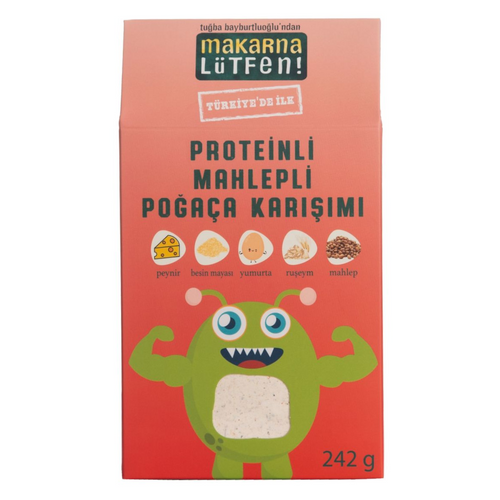 MAKARNA LÜTFEN Proteinli & Mahlepli Poğaça Karışımı 242g