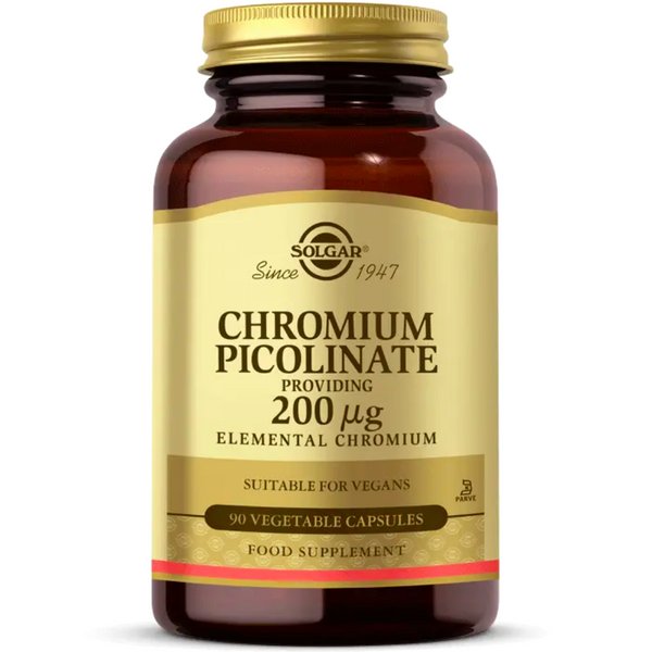 SOLGAR Chromium Picolinate 200mcg 90 Tablet