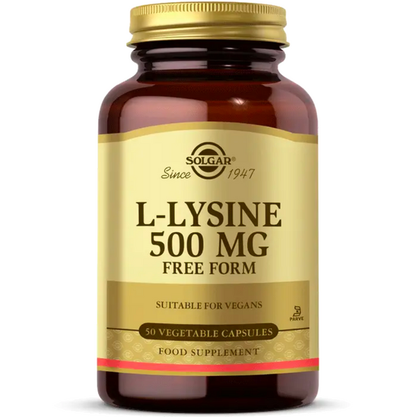SOLGAR L-Lysine 500mg 50 Kapsül