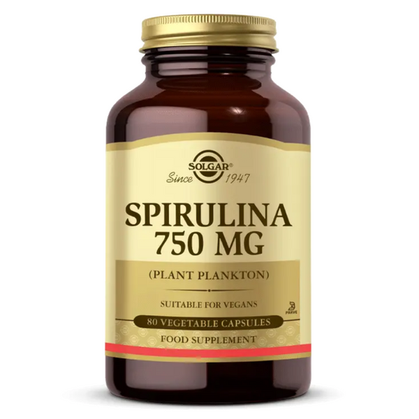 SOLGAR Spirulina 750mg 80 Tablet