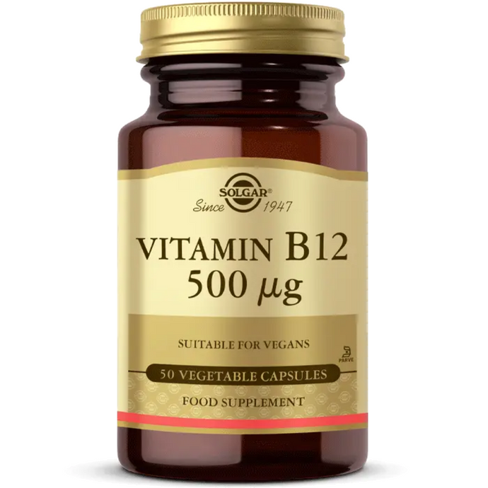 SOLGAR Vitamin B12 500 mg 50 kapsül