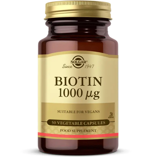 SOLGAR Biotin 1000 mcg 50 Kapsül
