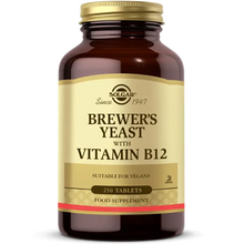 Görseli Galeri görüntüleyiciye yükleyin, SOLGAR Brewer Yeast With Vitamin B12 250 tablet
