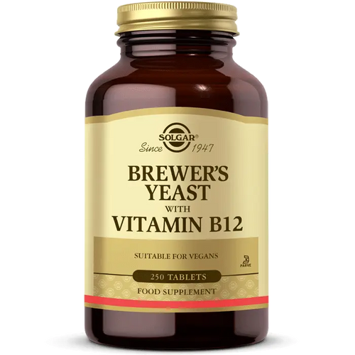 SOLGAR Brewer Yeast With Vitamin B12 250 tablet