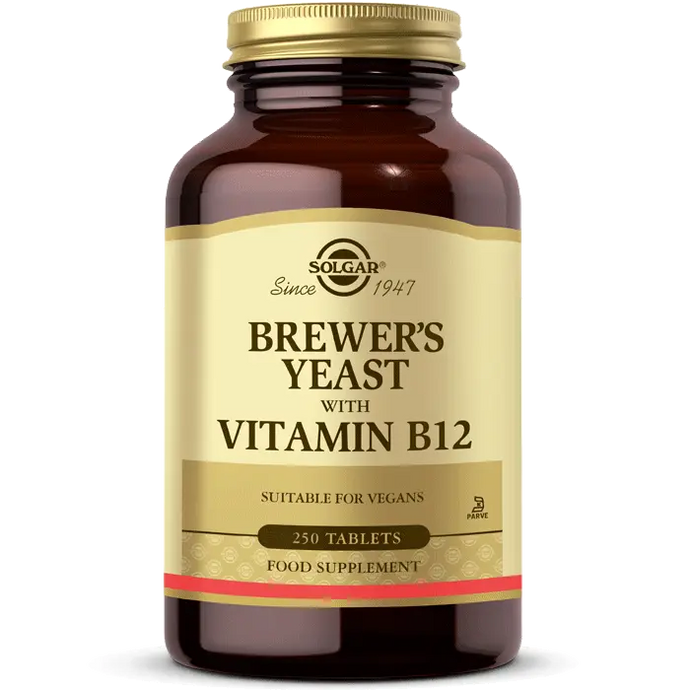 SOLGAR Brewer Yeast With Vitamin B12 250 tablet