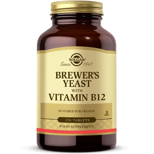 SOLGAR Brewer Yeast With Vitamin B12 250 tablet