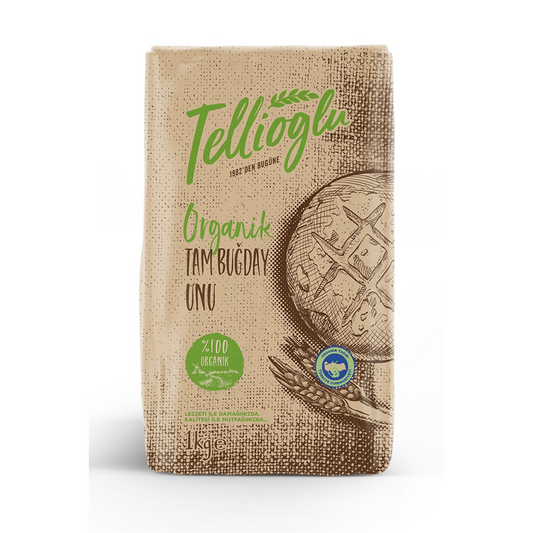 TELLİOĞLU Organik Tam Buğday Unu 1000g