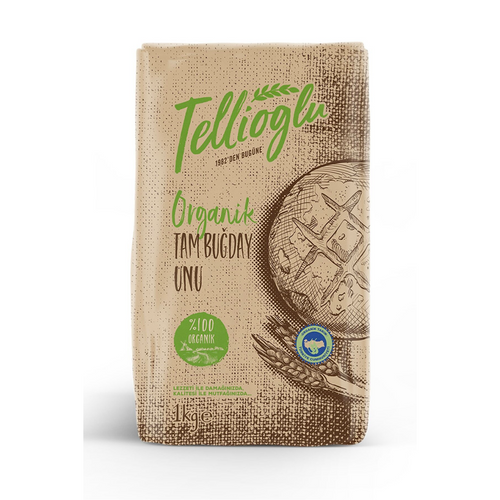 TELLİOĞLU Organik Tam Buğday Unu 1000g