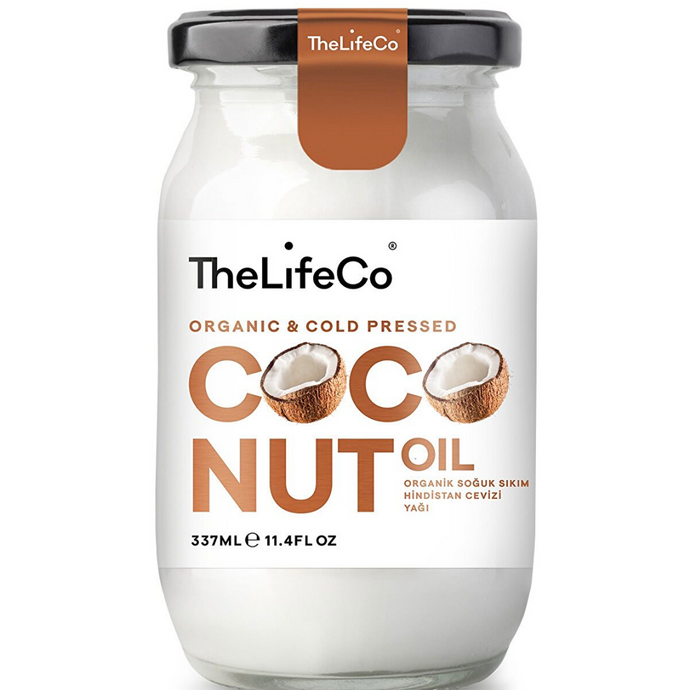 THELİFECO Organik Soğuk Sıkım Hindistan Cevizi Yağı 337 ML
