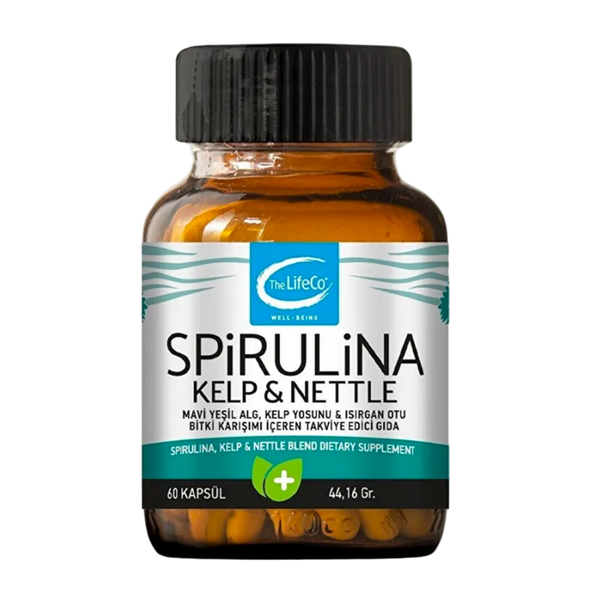 THELİFECO Spirulina Kelp & Nettle 60 Kapsül