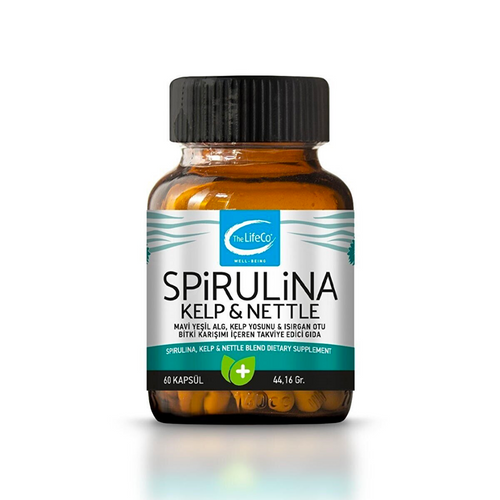 THELİFECO Spirulina Kelp & Nettle 60 Kapsül