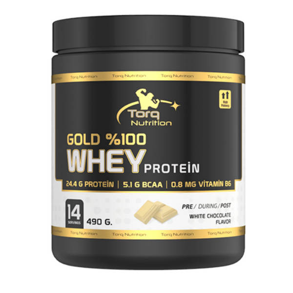 TORQ NUTRİTİON Gold %100 Whey Protein Beyaz Çikolatalı 490g