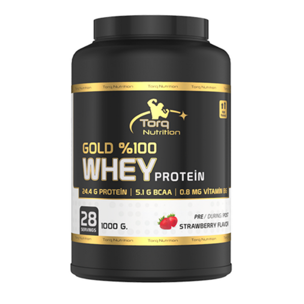 TORQ NUTRİTON Gold %100 Whey Protein Çilekli 1000g