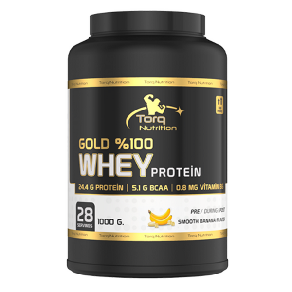 TORQ NUTRİTİON Gold %100 Whey Protein Muzlu 1000 g
