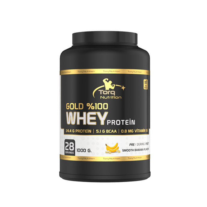 TORQ NUTRİTİON Gold %100 Whey Protein Muzlu 1000 Gr