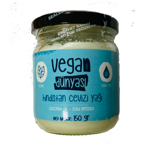 VEGAN DÜNYASI Hindistan Cevizi Yağı 150g