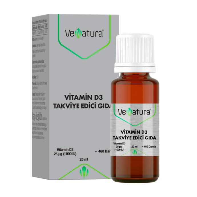 VENATURA Vitamin D3 Takviye Edici Gıda