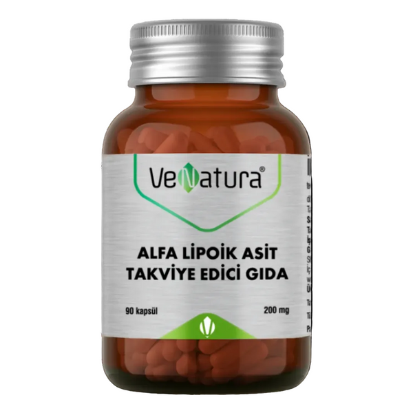 VENATURA Alfa Lipoik Asit Takviye Edici Gıda 90 Kapsül