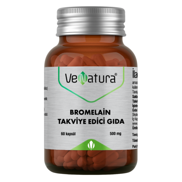 VENATURA Bromelain Takviye Edici Gıda 60 Kapsül